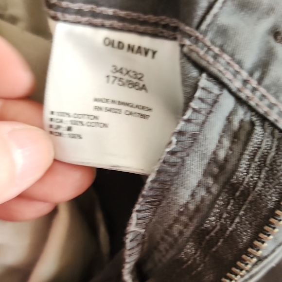 OLD NAVY Men's Gray Cargo Pants Size 34x32 - Picture 5 of 9